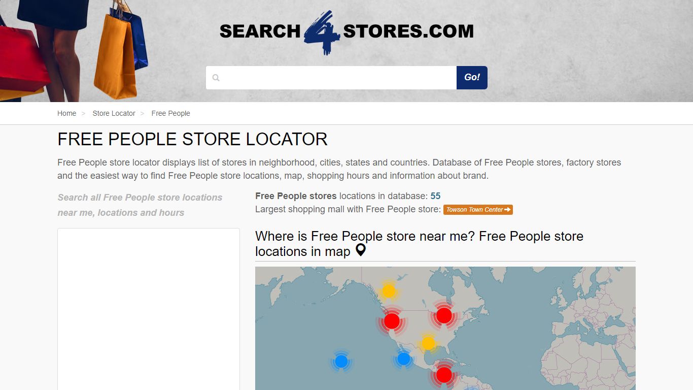 Free People store locator - store near me, shopping hours